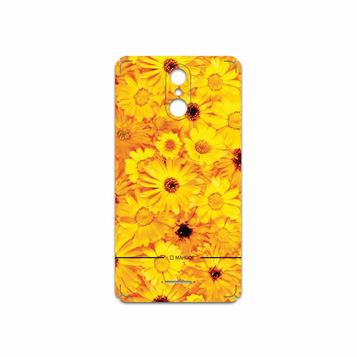 برچسب پوششی ماهوت مدل Yellow-Flower مناسب برای گوشی موبایل تکنو WX3F LTE MAHOOT Yellow-Flower Cover Sticker for Tecno WX3F LTE